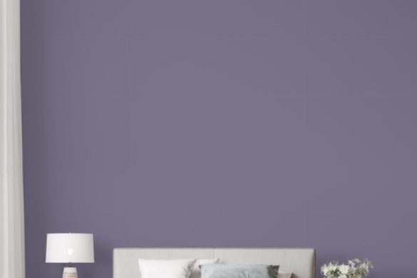 Light Periwinkle Serenity – Periwinkle – Pastel Chic Peel and Stick Wallpaper; Light Periwinkle Serenity Bedroom easy removable wallpaper