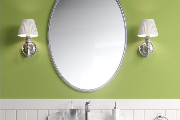 Lime Whisper-best peel and stick wallpaper-bathroom Lime Whisper-best peel and stick wallpaper-bathroom