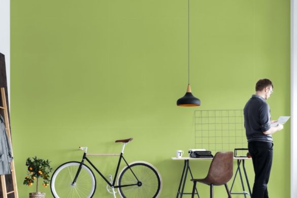 Lime Whisper-peelable wallpaper for living room Lime Whisper-peelable wallpaper for living room