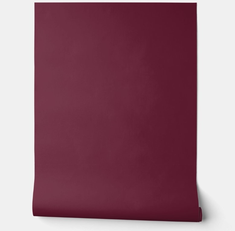 Rich Burgundy peel and stick wallpaper red;