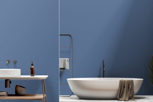 Serene Horizon-best peel and stick wallpaper for bathroom Serene Horizon-best peel and stick wallpaper for bathroom