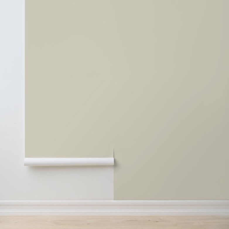 Soft Cream-easy removable wallpaper