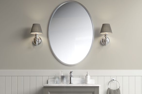 Soft Seafoam Bliss-Bathroom peel and stick wallpaper