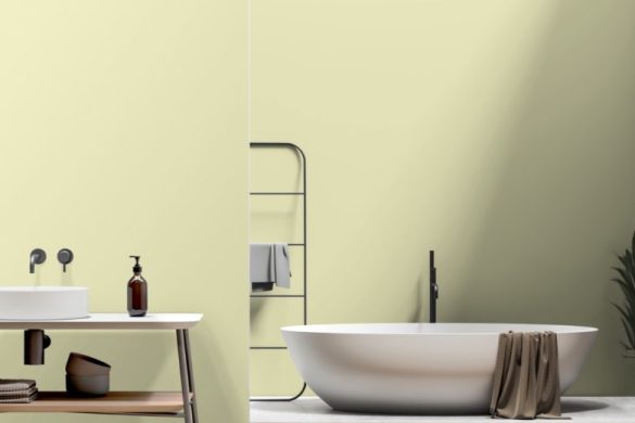 Sunny Glow-Bathroom peelable wallpaper Sunny Glow-Bathroom peelable wallpaper