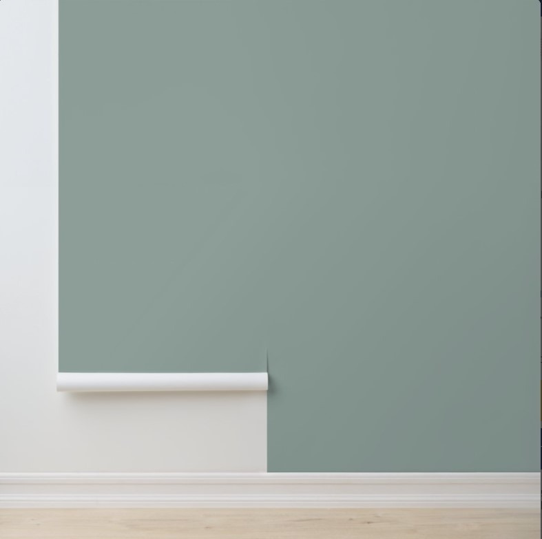 Tranquil Seafoam-easy removable wallpaper