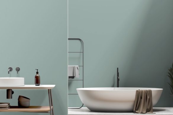 Tranquil Seafoam-peel & stick wallpaper for bathroom Tranquil Seafoam-peel & stick wallpaper for bathroom