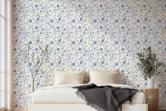 French Floral Charm-peel & stick wallpaper floral