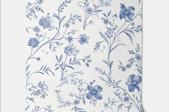 French Floral Charm- removable wallpaper