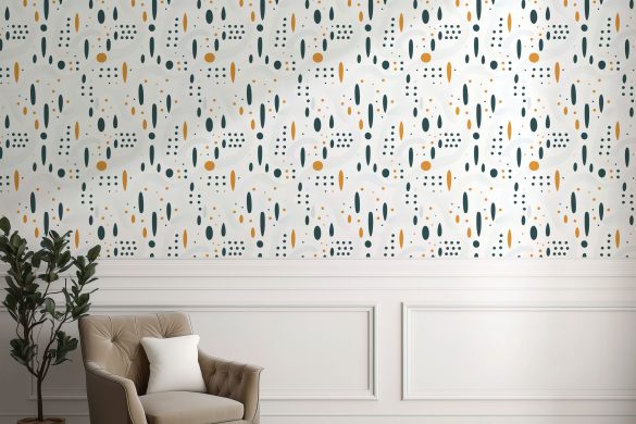 Hall-Modern-Dot-Symphony-modern removable wallpaper Hall-Modern-Dot-Symphony-modern removable wallpaper