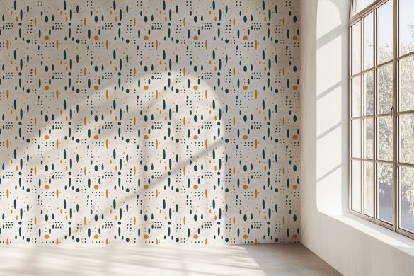 Large-Hall-Wall-Modern-Dot-Symphony-renter friendly peelable wallpaper Large-Hall-Wall-Modern-Dot-Symphony-renter friendly peelable wallpaper