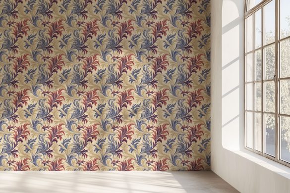 Large-Hall-Wall-Regal-Flourish-Elegance-renter friendly wallpaper Large-Hall-Wall-Regal-Flourish-Elegance-renter friendly wallpaper