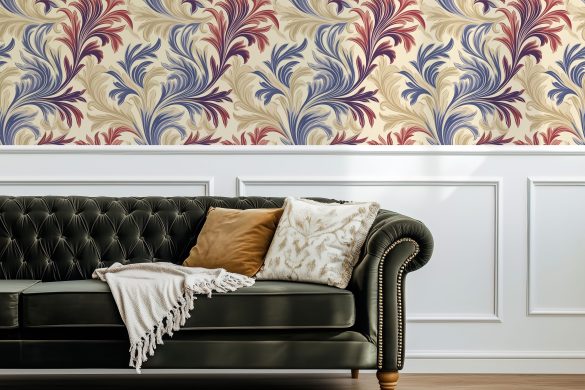 Regal Flourish Elegance-peelable wallpaper for living room Regal Flourish Elegance-peelable wallpaper for living room