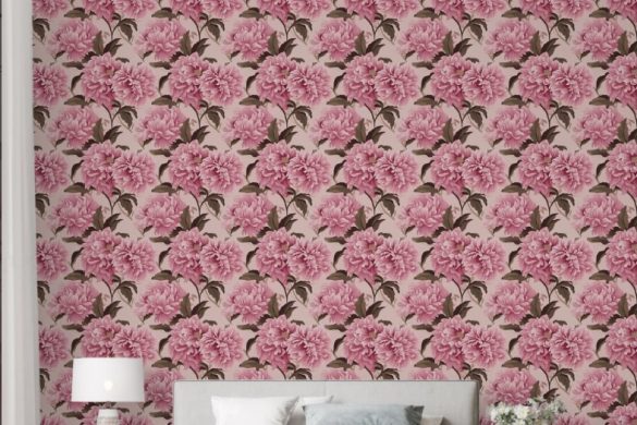 Blush Bloom Elegance- best peel & stick wallpaper for bedroom Blush Bloom Elegance- best peel & stick wallpaper for bedroom
